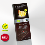 Produkt der Woche: Edelbitterschokolade mit Zitrus-Crisp Orange/Lemon
